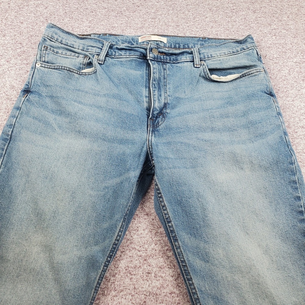 Levis Signature Slim Mens 40x30 Jeans  Blue Denim